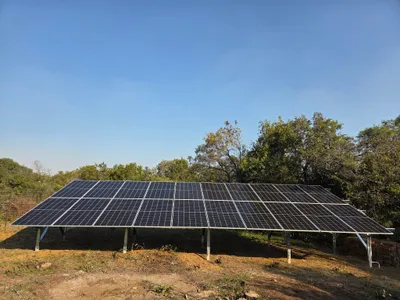 Brits ground-mounted solar array