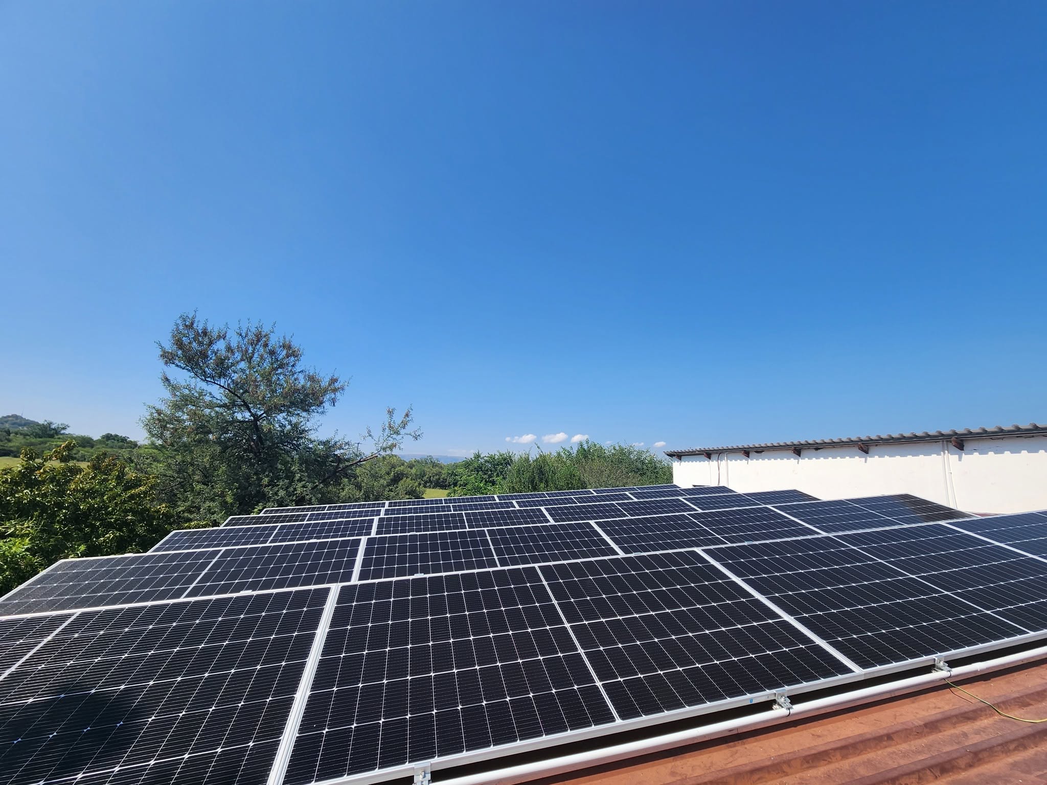 11kW solar panels installed on roof in Brits